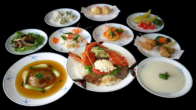 【２食付】本格的北京料理が味わえる東華菜館のコース料理《10000円コース》